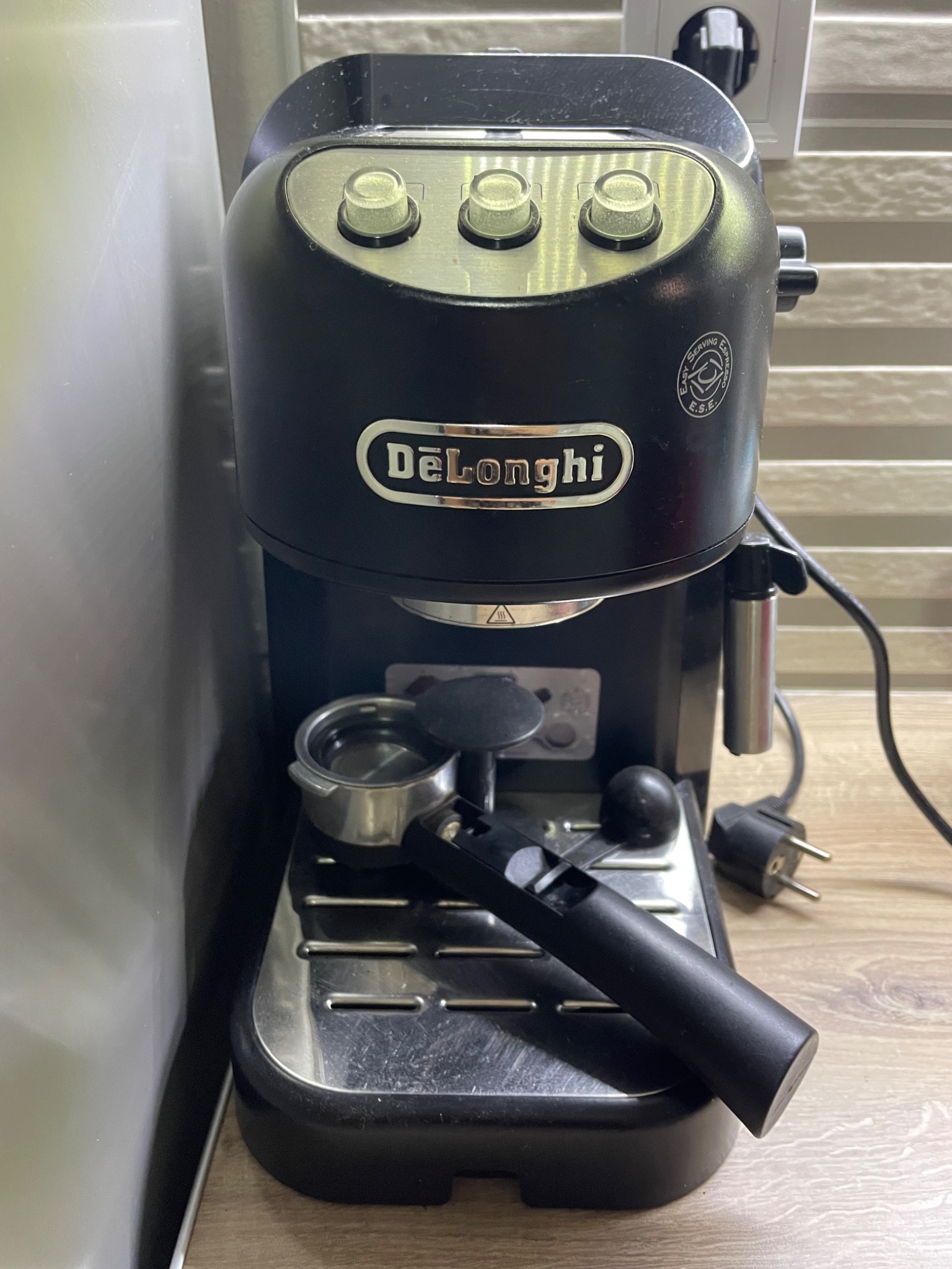 De'Longhi EC201 espresso machine at Villa Kakoliri